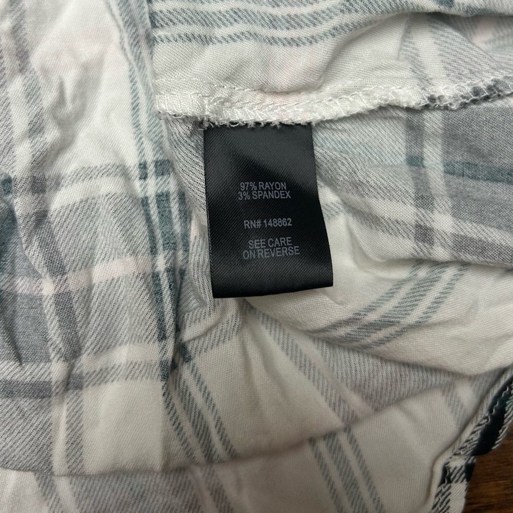 Torrid plaid babydoll top - Picture 5 of 8